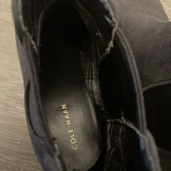 Cole Haan Black Chelsea Boot Ankle Pull On Womens 7.5 NICE - Picture 10 of 12